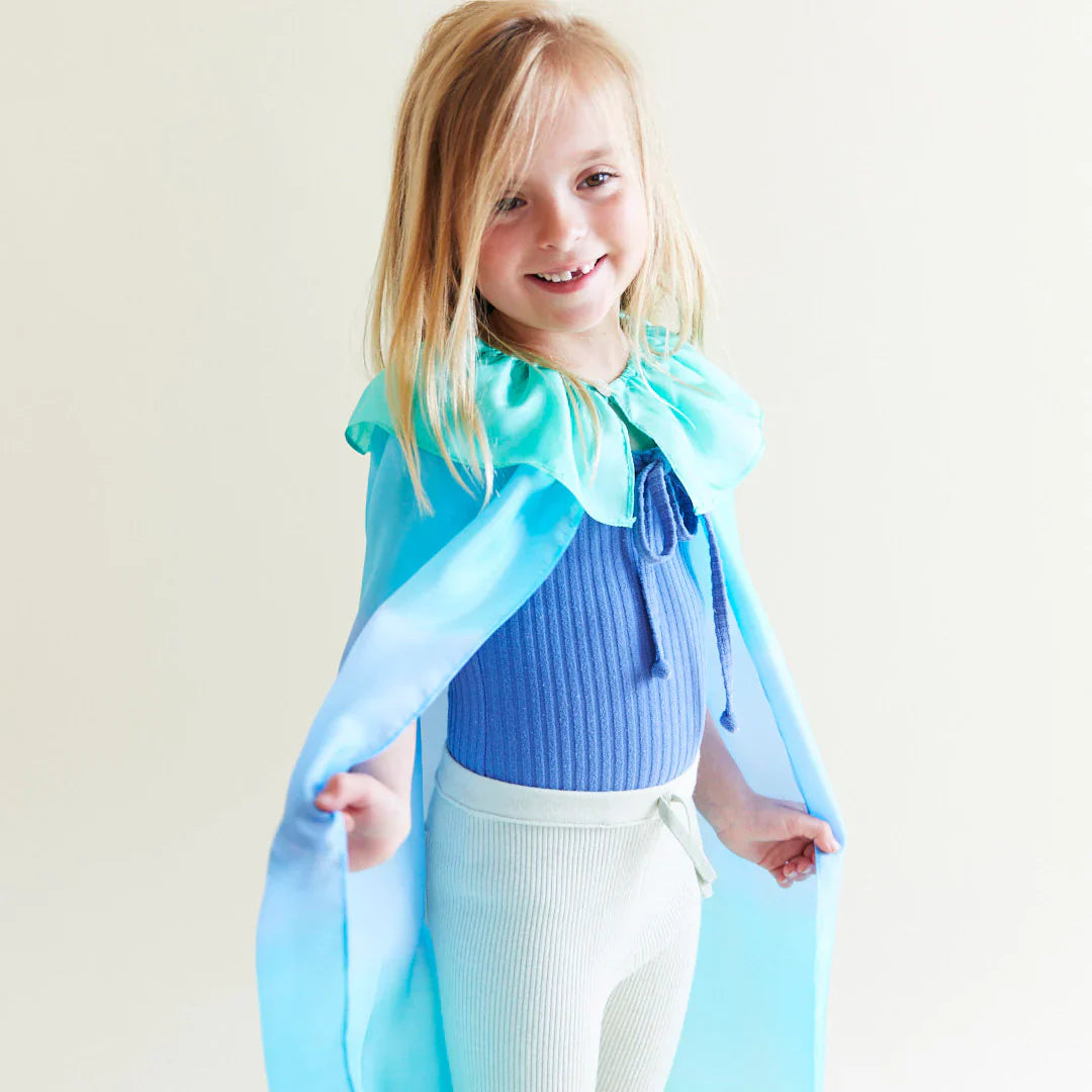 Sea Silk Cape for Kids Dress-Up Play