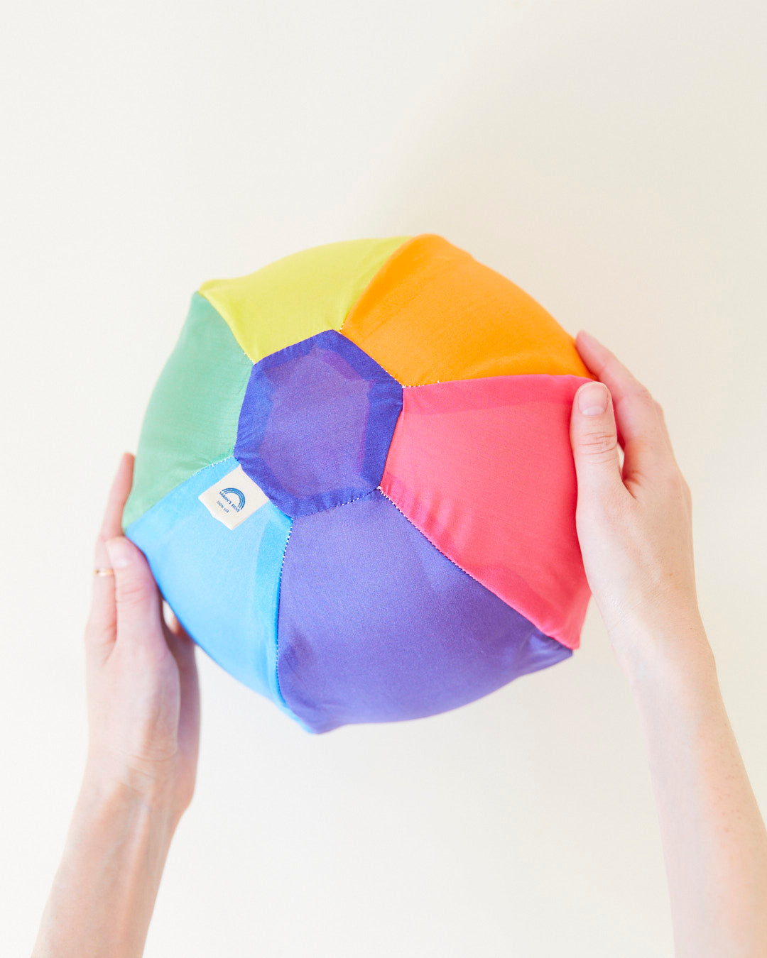 Rainbow Silk Balloon Ball Cover for Indoor & Outdoor Play