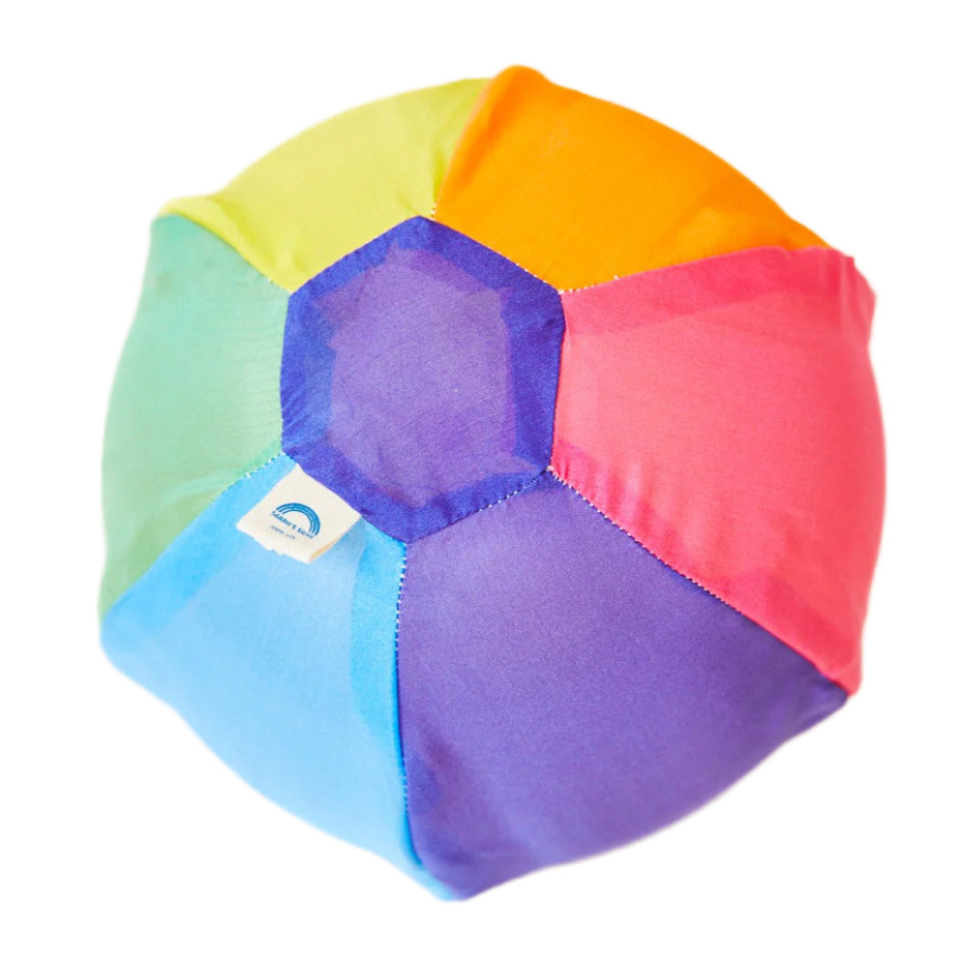 Rainbow Silk Balloon Ball Cover for Indoor & Outdoor Play