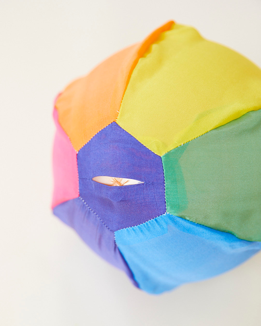 Rainbow Silk Balloon Ball Cover for Indoor & Outdoor Play