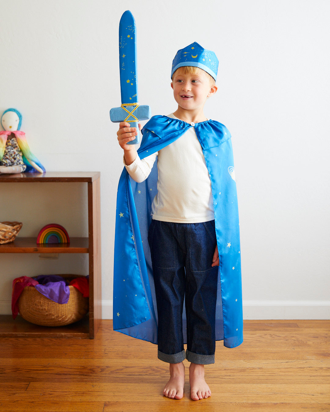 Star Silk Crown for Children’s Play & Costumes