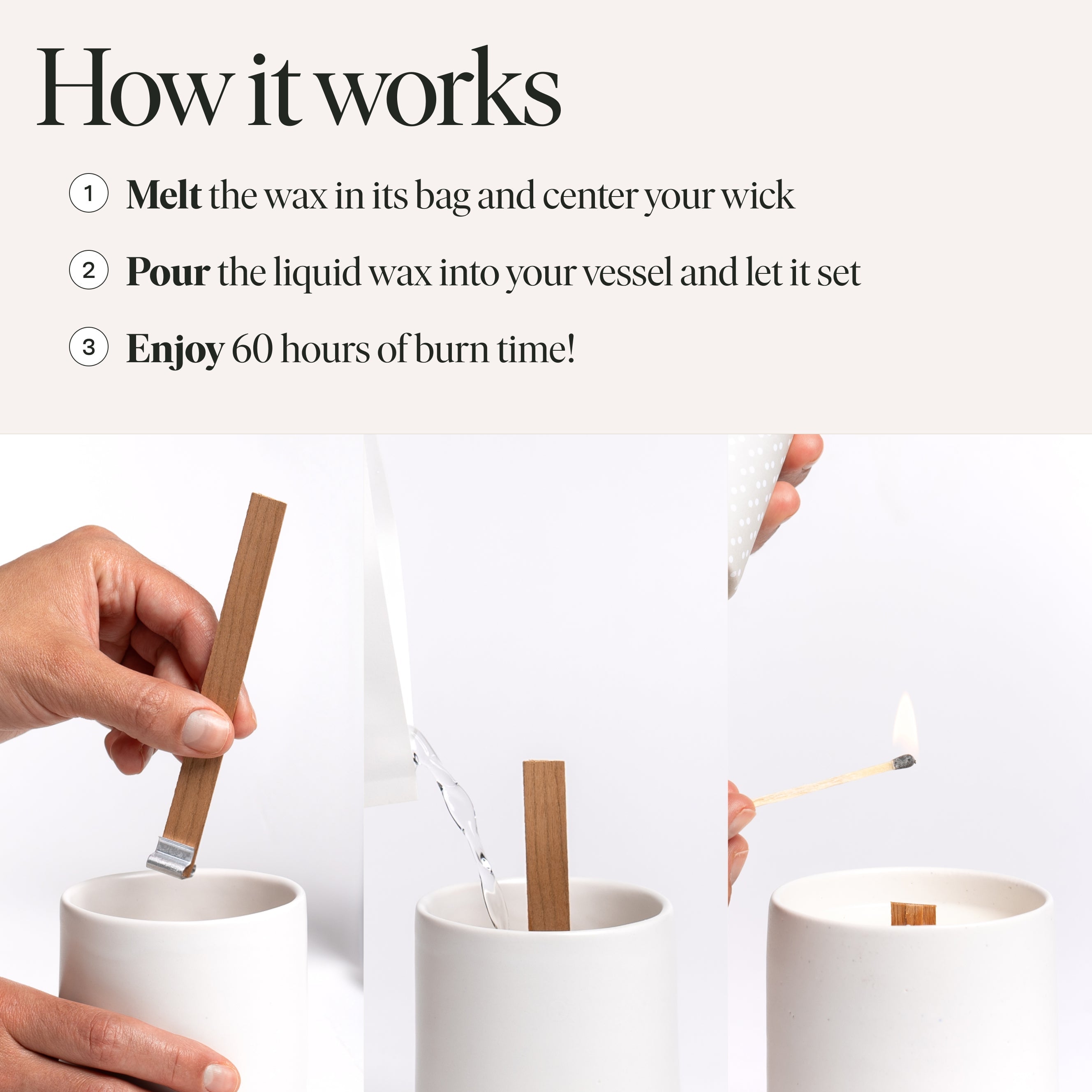 Refillable Candle Starter Set