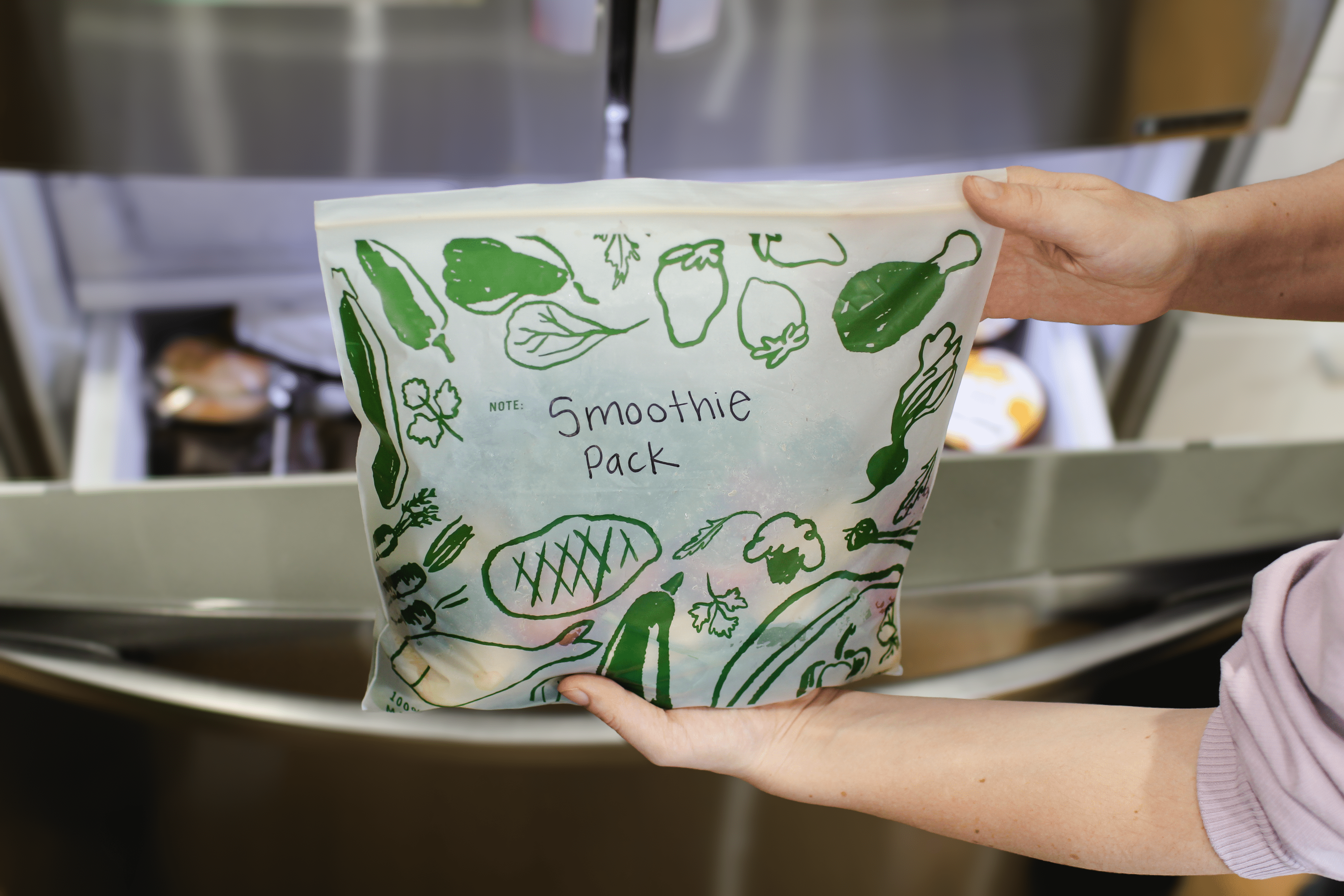 1,440 Ziptop Compostable Freezer-Safe Gallon Storage Bags