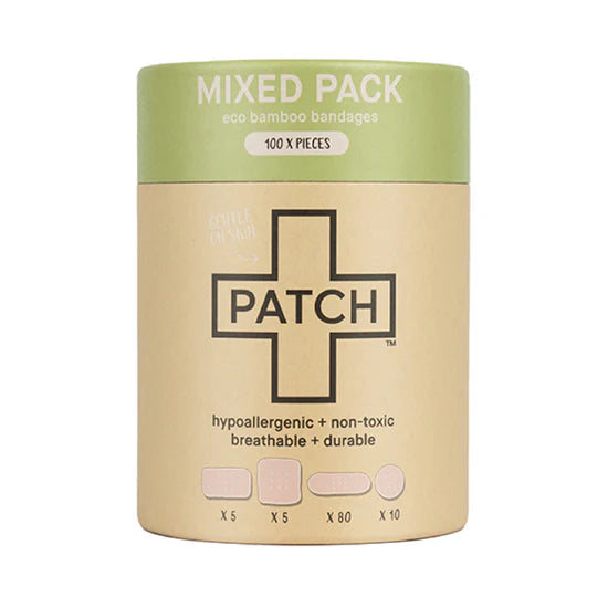 Natural Bamboo Bandages Mixed 100 Pack