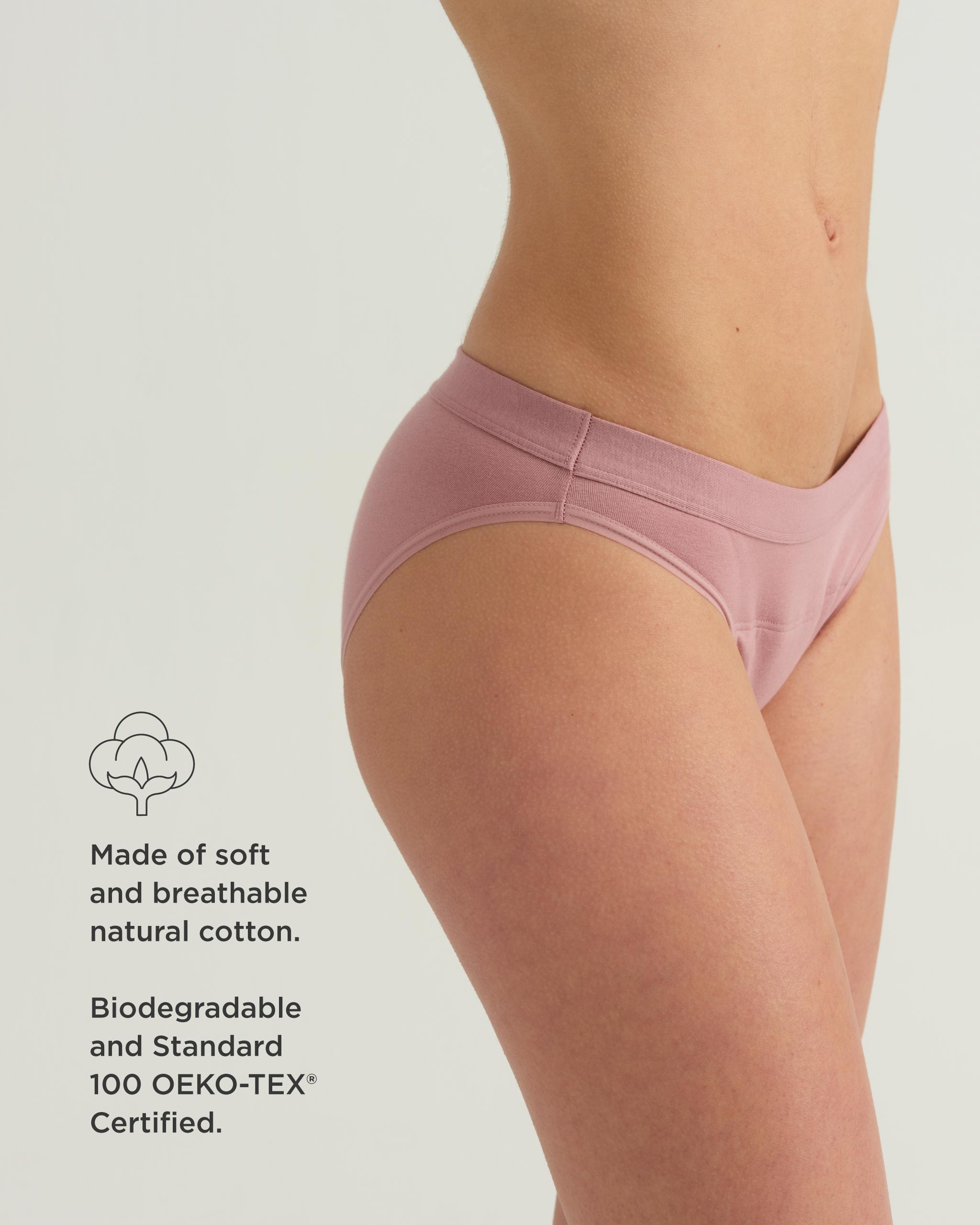 Leakproof Period Cotton Bikini