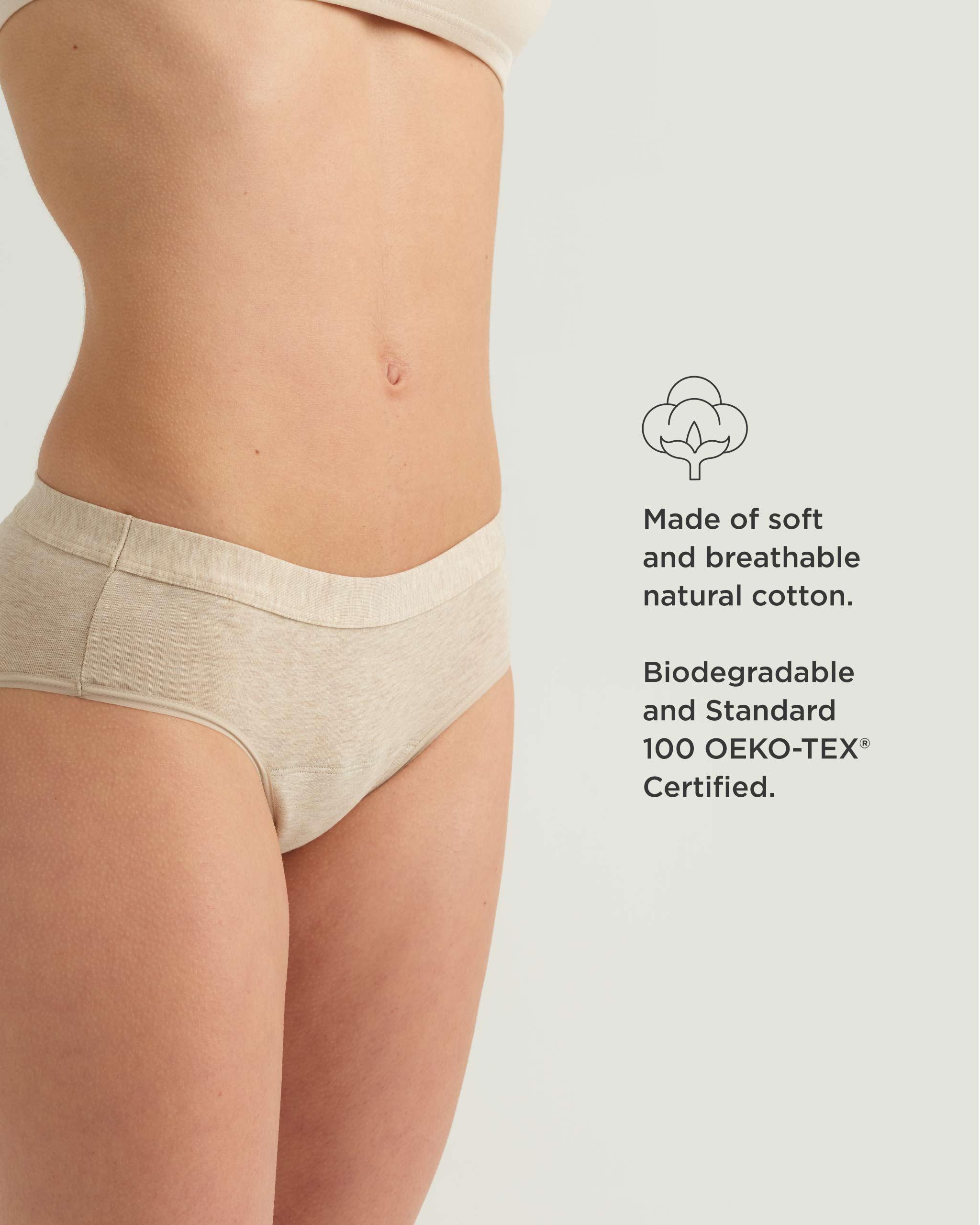 Leakproof Period Cotton Brief
