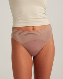 Leakproof Period Mesh Thong
