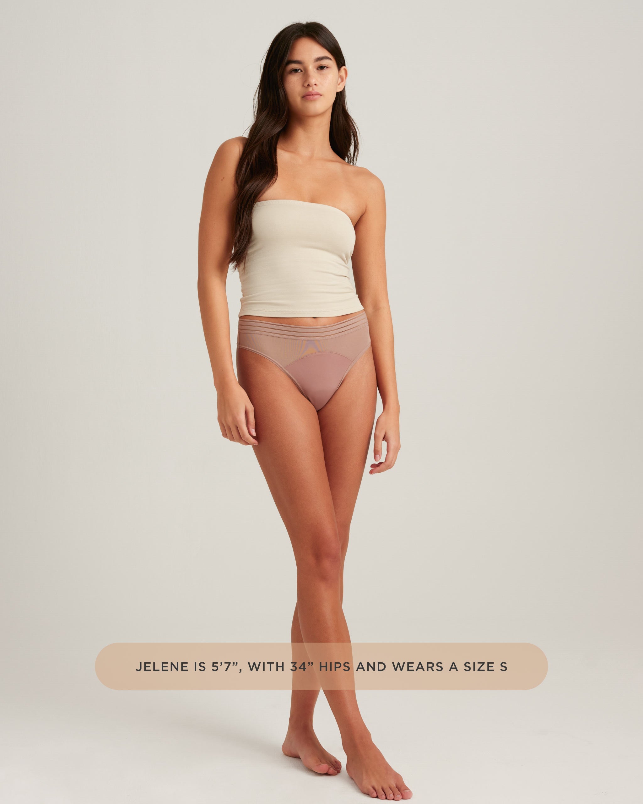 Leakproof Period Mesh Thong