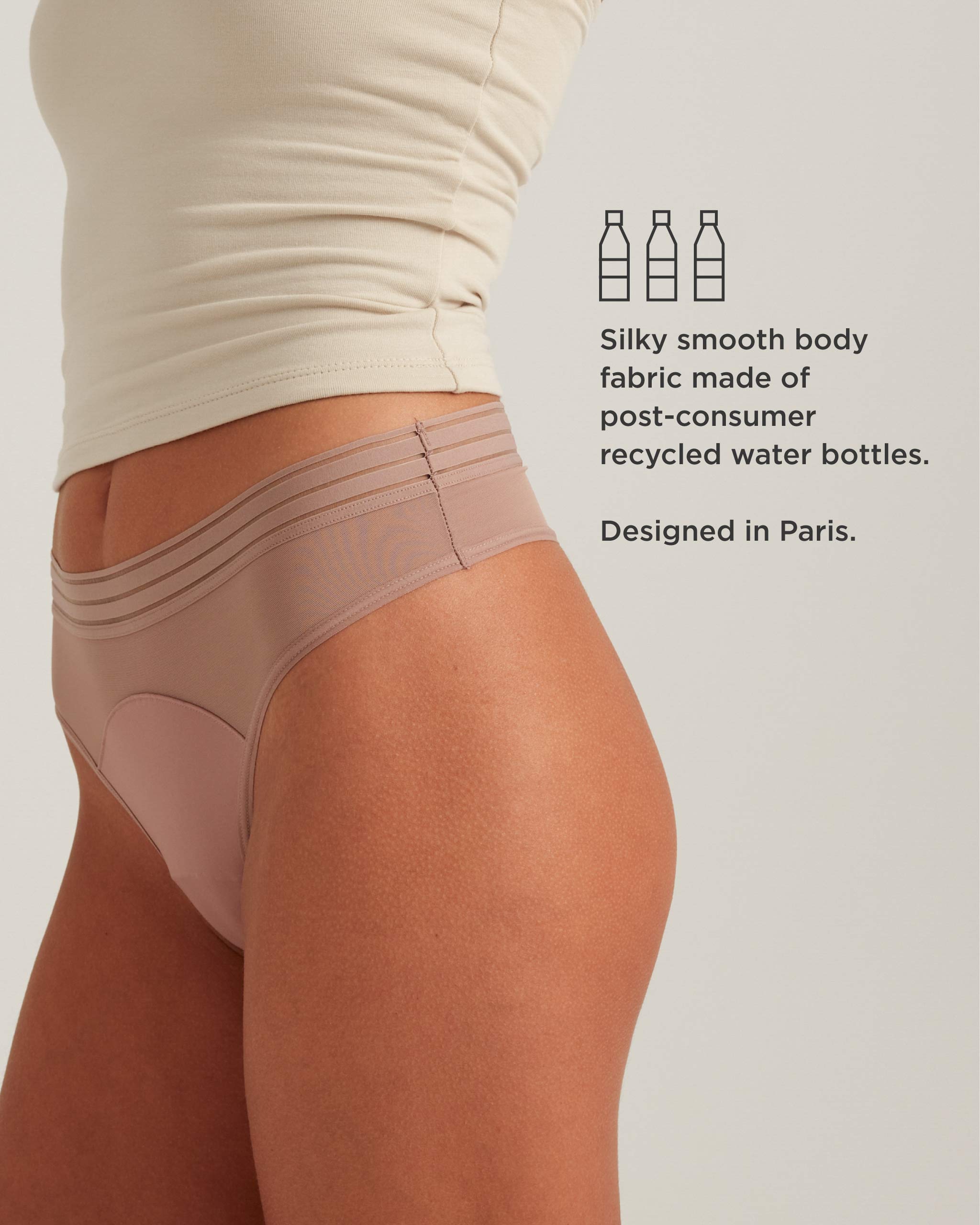 Leakproof Period Mesh Thong