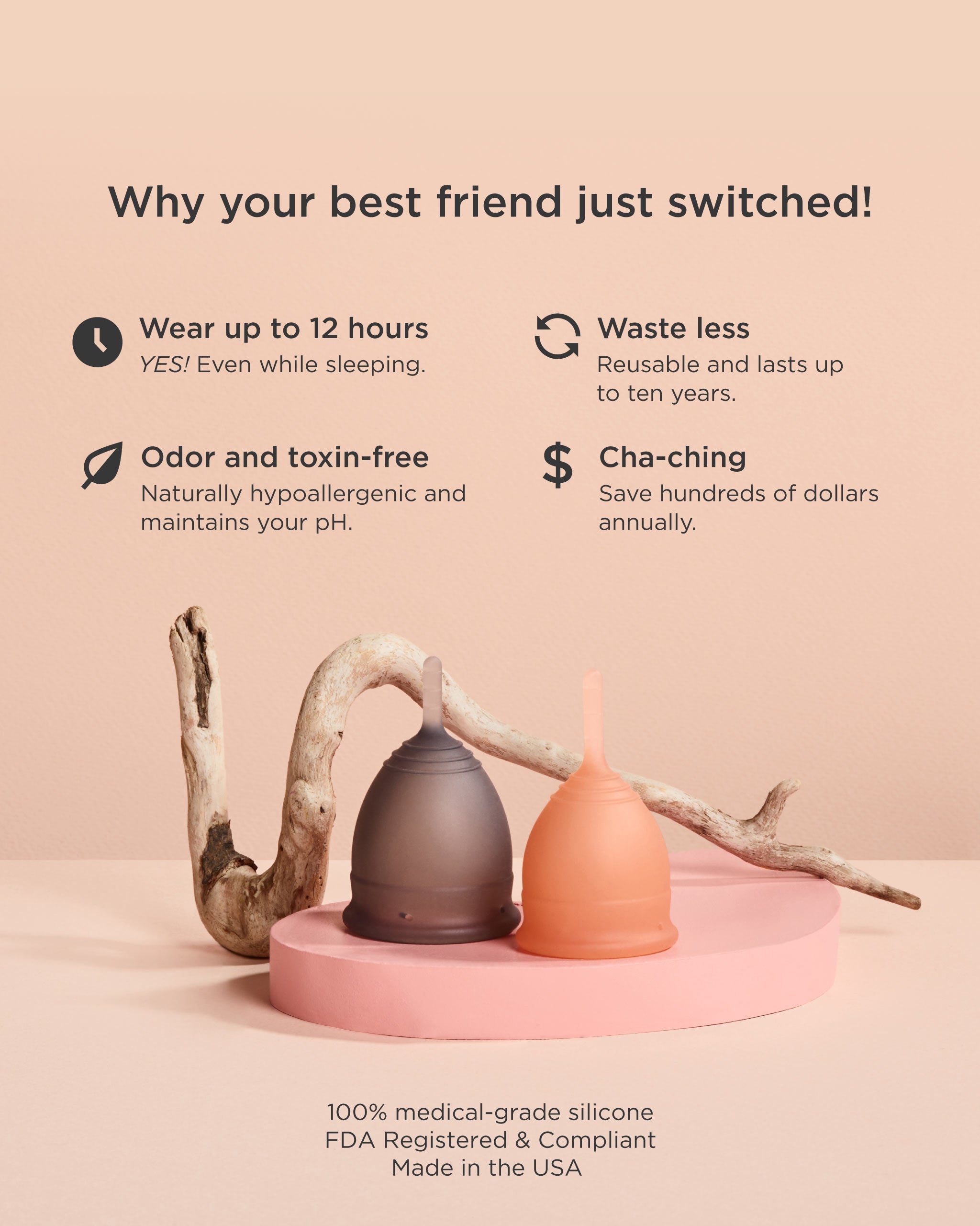 Saalt Soft Menstrual Cup Duo Pack