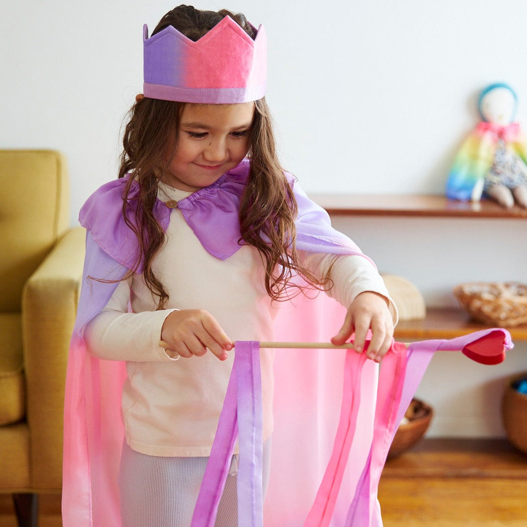 Blossom Silk Crown for Imaginative Play & Costumes