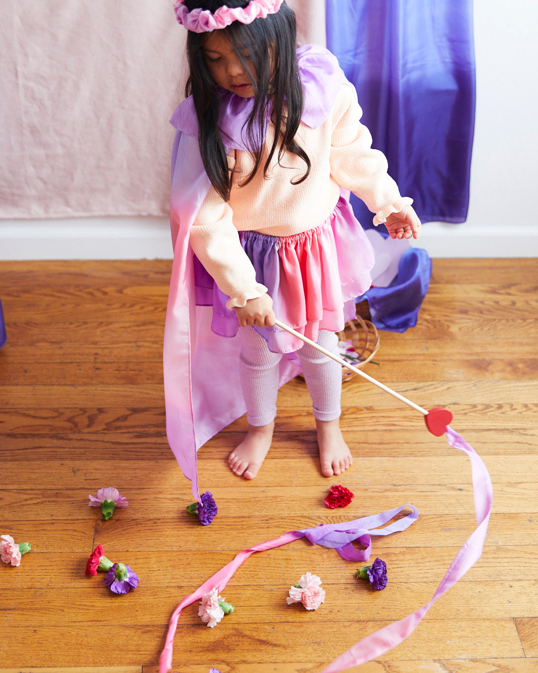 Blossom Cape for Kids Dress-Up Play