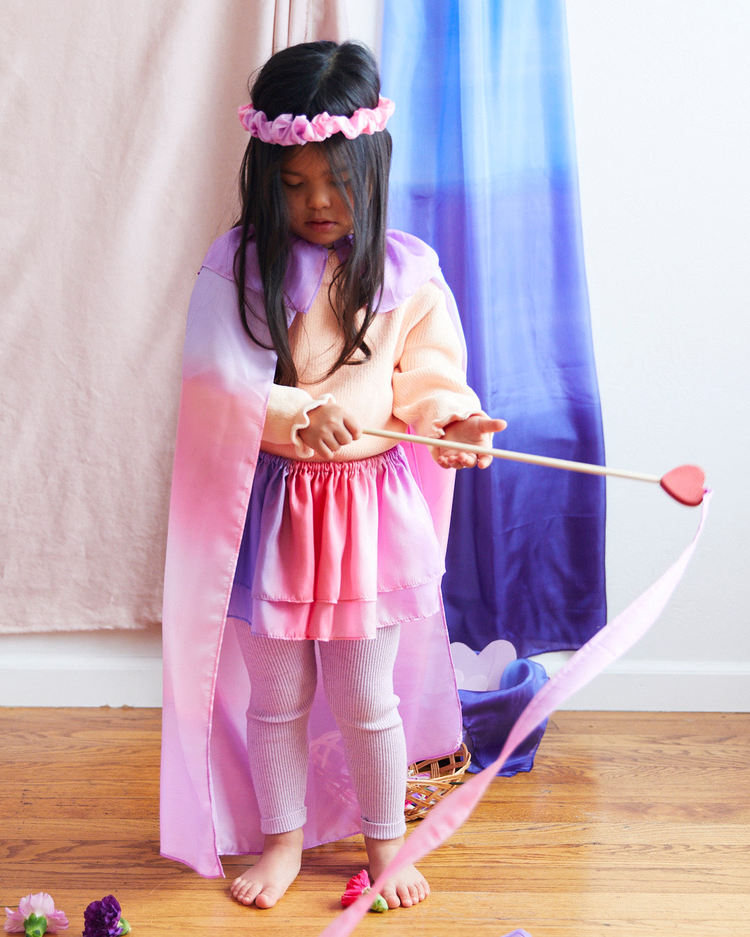Blossom Cape for Kids Dress-Up Play