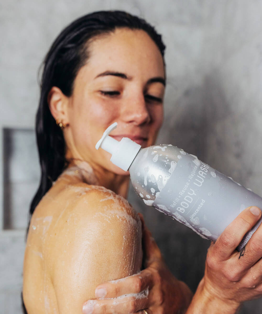 Refillable Natural Body Wash 16oz and 2.5oz Sizes