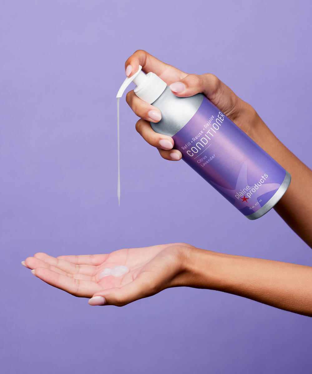 Refillable Vegan Conditioner 16oz, 2.5oz Sizes