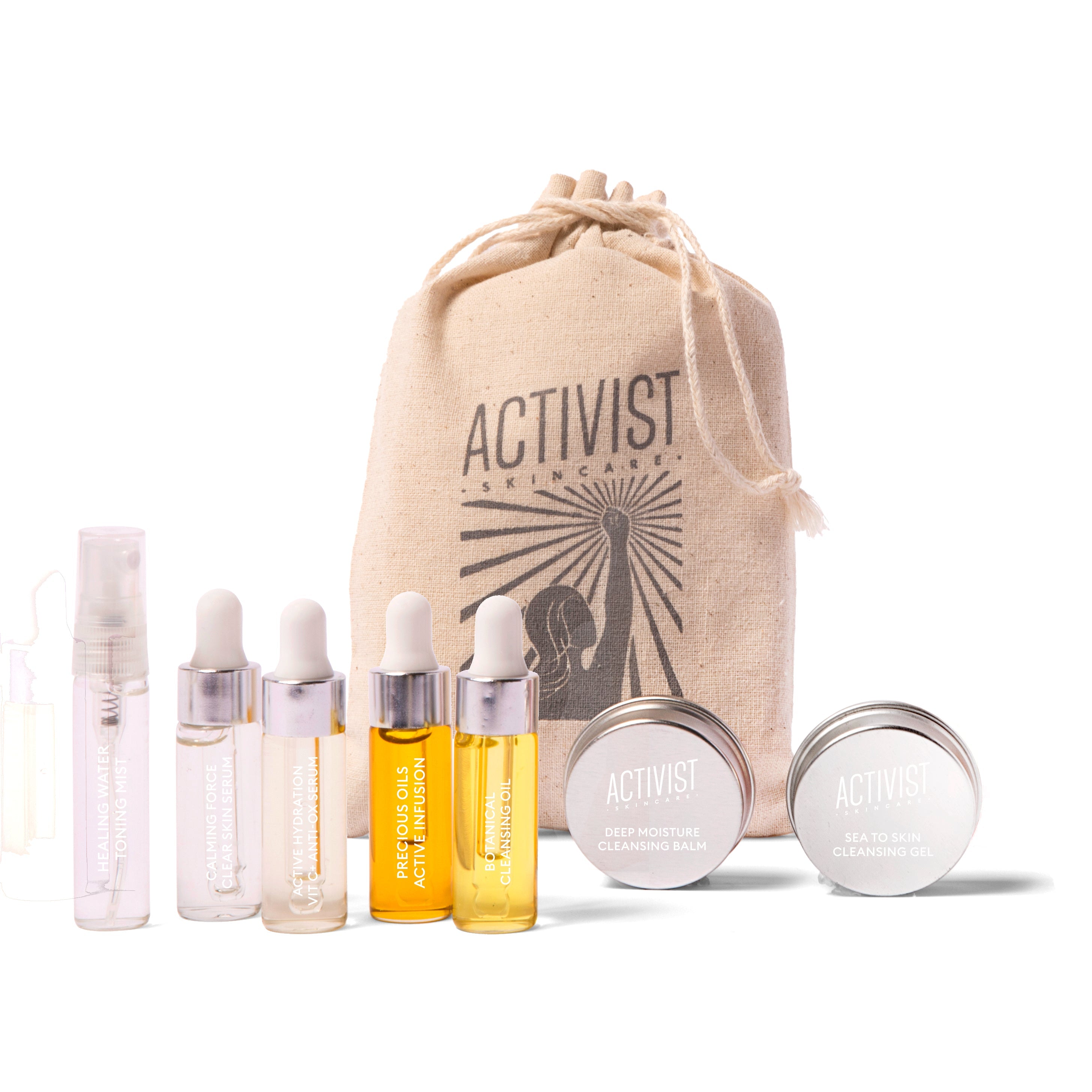 Activist Skincare Travel Kit Essentials