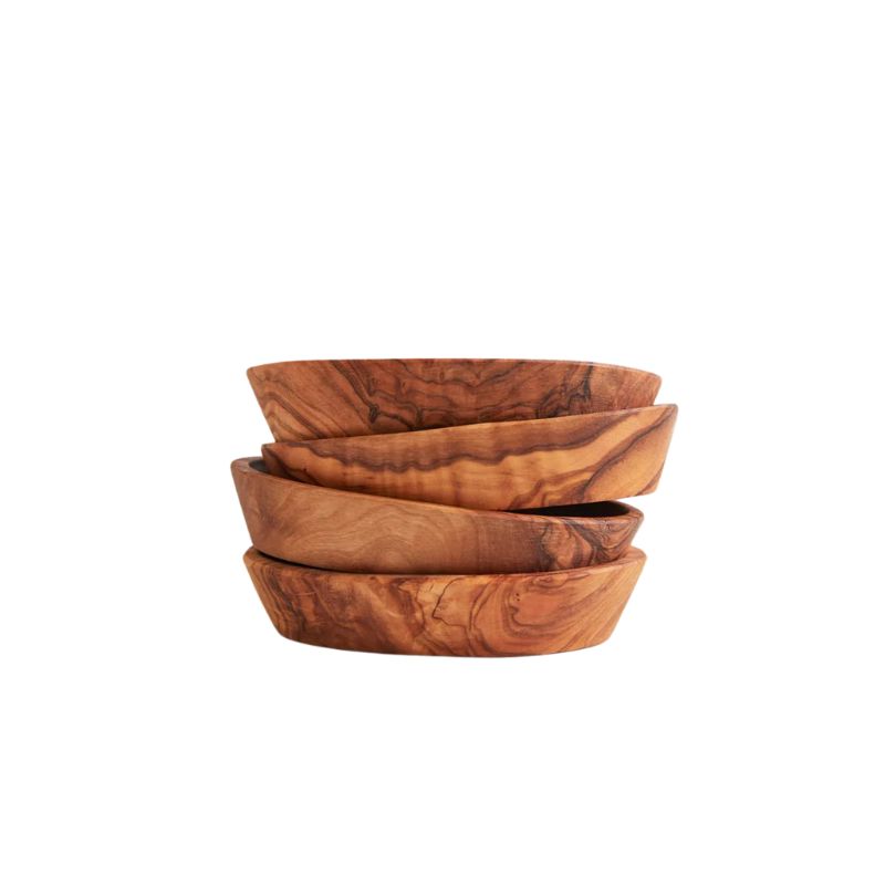 Italian Olivewood Aperitivo Bowls 4pk