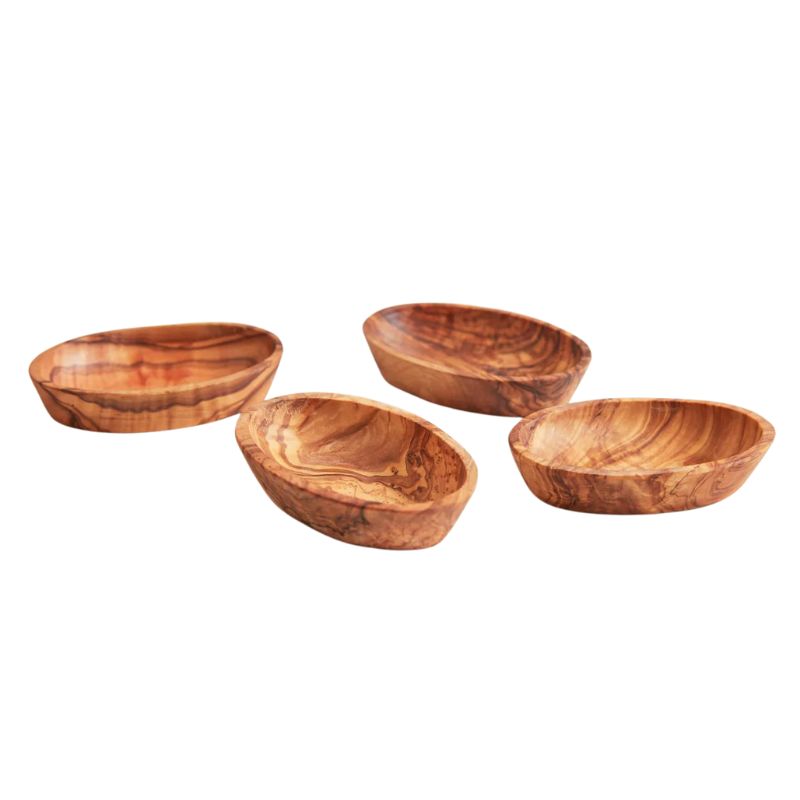 Italian Olivewood Aperitivo Bowls 4pk
