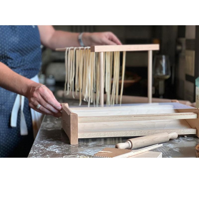 Italian Pasta Chitarra with Rolling Pin - Large