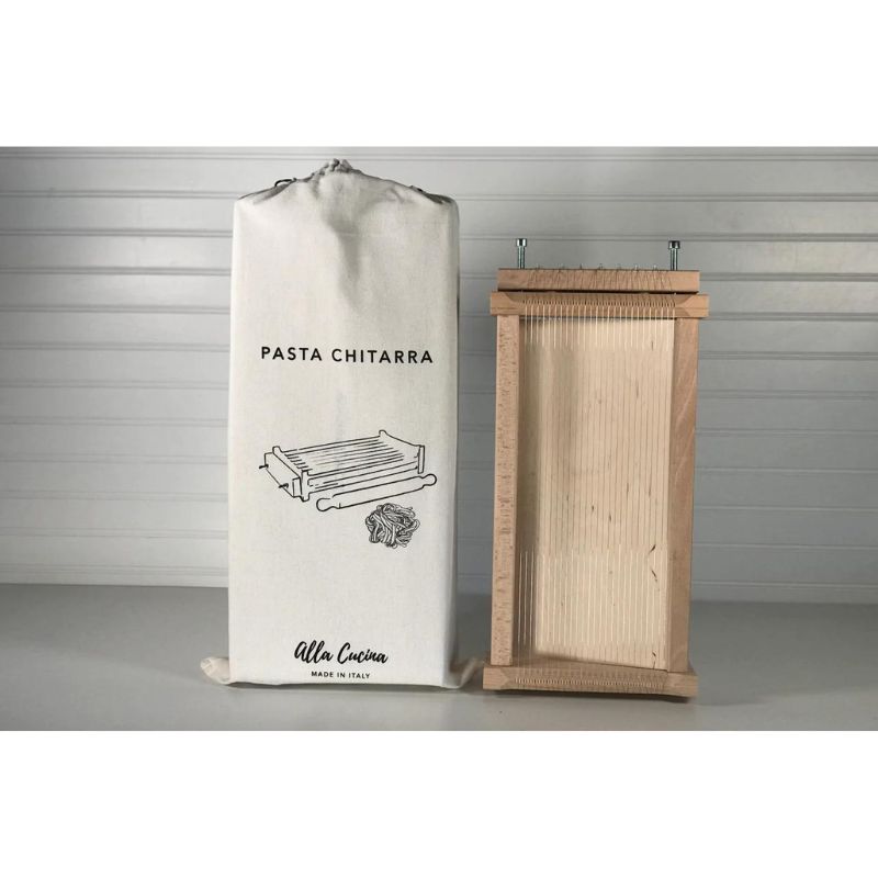 Italian Pasta Chitarra with Rolling Pin - Large