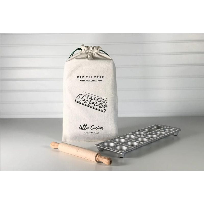 Italian Ravioli Mold with Roller