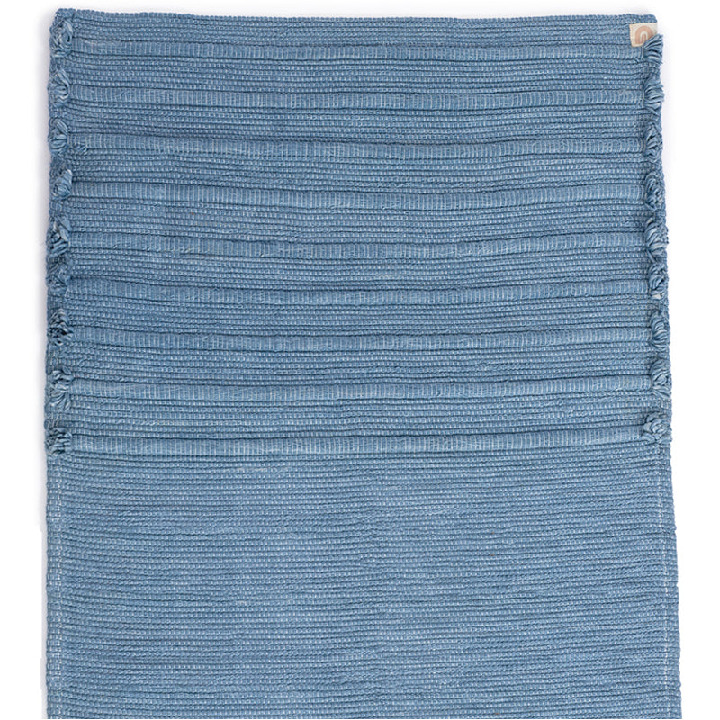 Handloomed Indigo Moon Yoga Mat