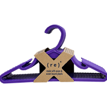 ( r e ) ˣ Eco-Friendly Hangers - Sustainable Clothing Hangers, Kids, 10 Pack, Multiple Colors