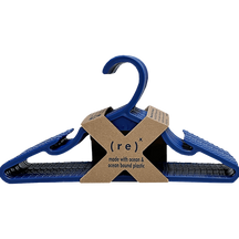 ( r e ) ˣ Eco-Friendly Hangers - Sustainable Clothing Hangers, Kids, 10 Pack, Multiple Colors