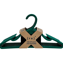 ( r e ) ˣ Eco-Friendly Hangers - Sustainable Clothing Hangers, Kids, 10 Pack, Multiple Colors